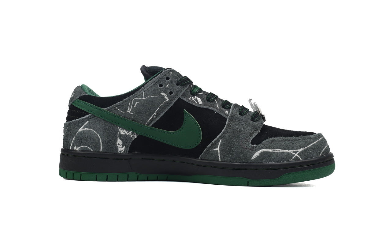 Nike Dunk SB Low THERE Skateboards Black Gorge Green HF7743-001