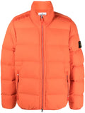 Stone Island Compass-appliqué quilted jacket