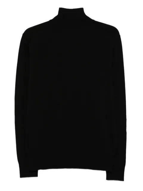 BOSS zip-fastening logo-patch cardigan