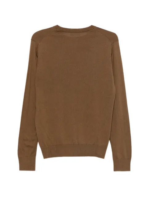 ALPHA STUDIO crew-neck long-sleeve sweater
