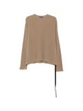 Ann Demeulemeester graphic-print waffle-knit sweater