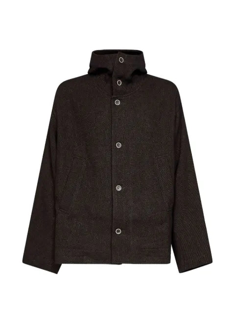 Uma Wang buttoned hooded jacket