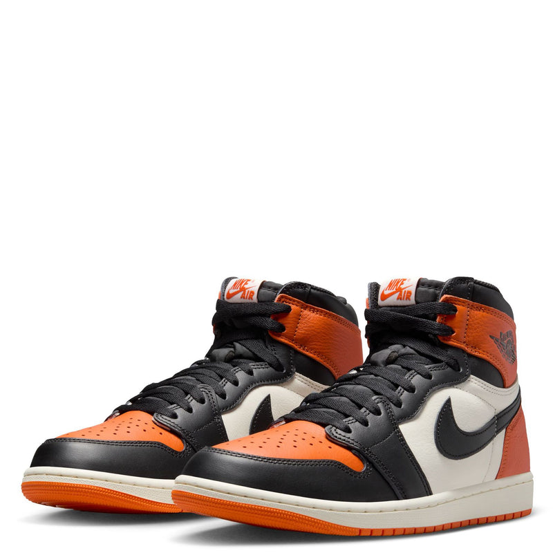 Men's Jordan 1 Retro High OG Black/Black-Sail-Starfish (DZ5485 008)