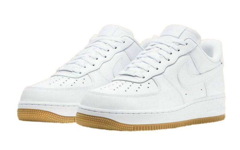 Men's Nike Air Force 1 '07 White/White-Gum Light Brown (DJ2739 100)