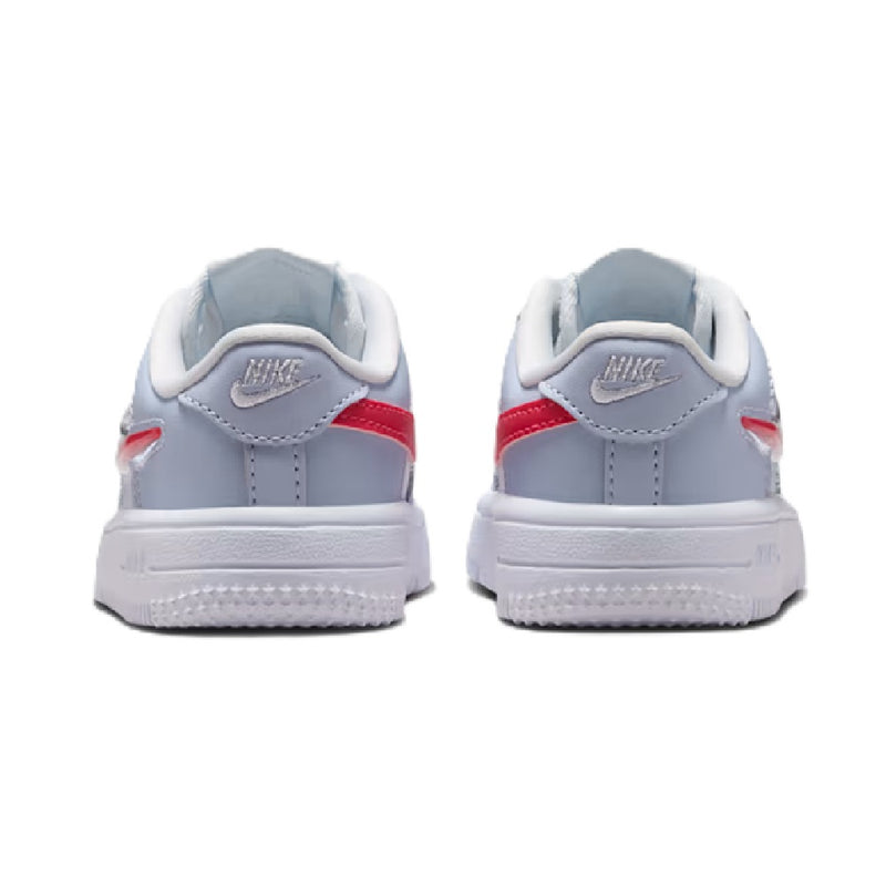 Toddler's Nike Force 1 Low Lace Football Grey/Tropical Pink (IR0594 001)
