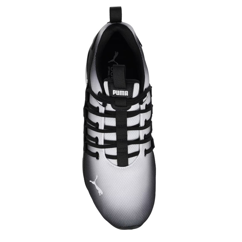 Men's Puma Axelion 2 Fade Puma Black-Puma White-Cool Lht Gray (314572 02)