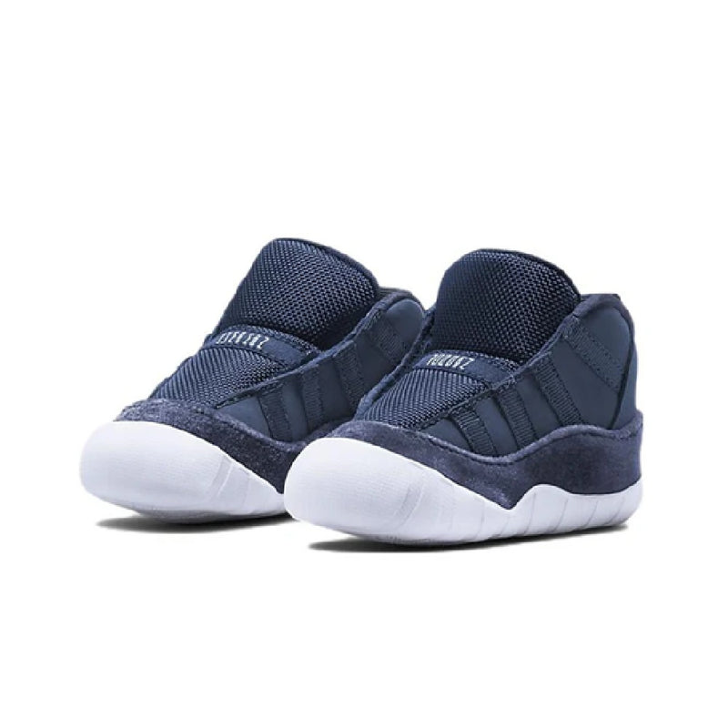 Jordan 11 Crib Bootie Midnight Navy/Metallic Silver (FB1968 441)