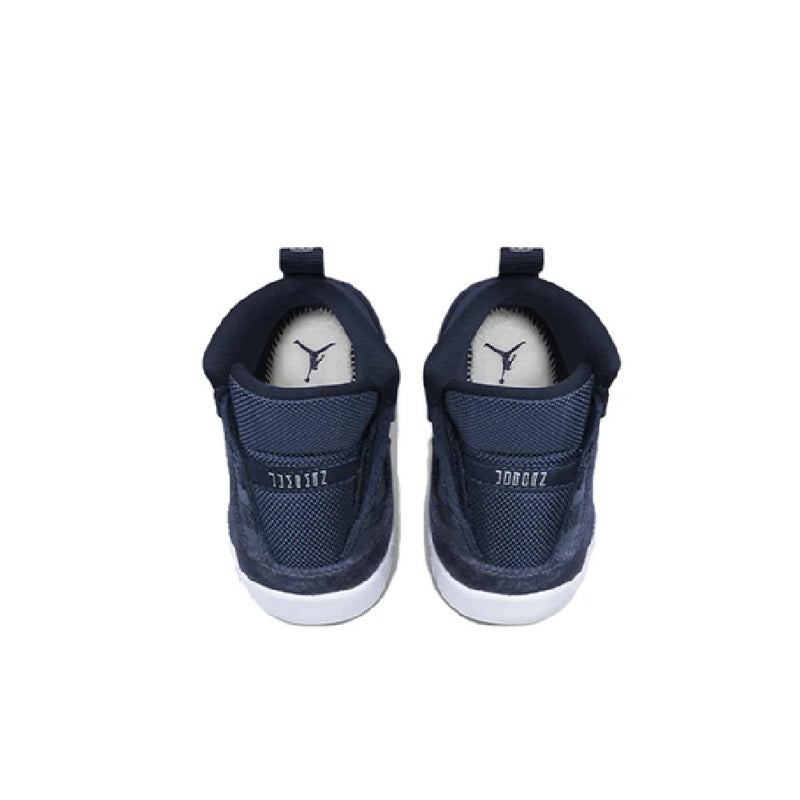 Jordan 11 Crib Bootie Midnight Navy/Metallic Silver (FB1968 441)