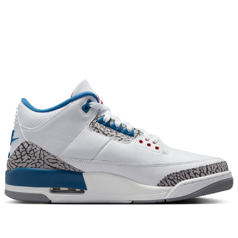 Men's Jordan 3 Retro OG "True Blue" White/Fire Red-True Blue (IF4396 104)