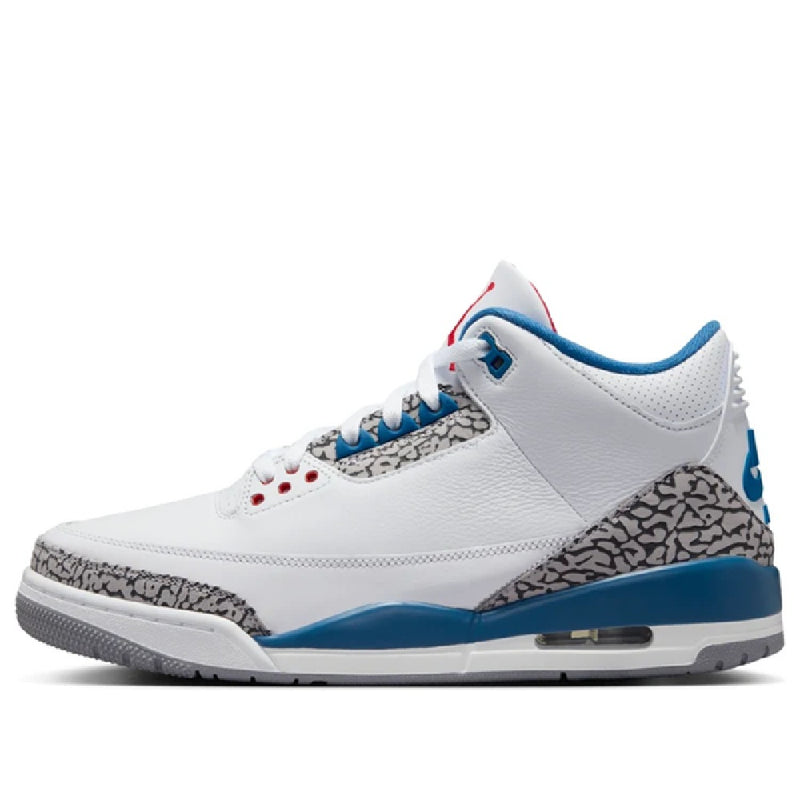 Men's Jordan 3 Retro OG "True Blue" White/Fire Red-True Blue (IF4396 104)