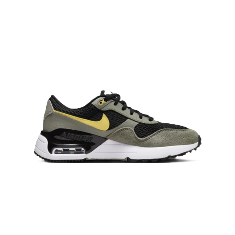 Big Kid's Nike Air Max SYSTM Black/Saturn Gold-Dark Stucco (DQ0284 007)