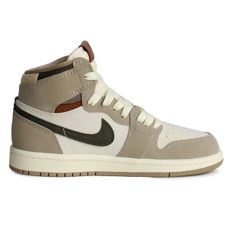 Little Kid's Jordan 1 Retro High OG Khaki/Cargo Khaki-Sail (FD2597 201)