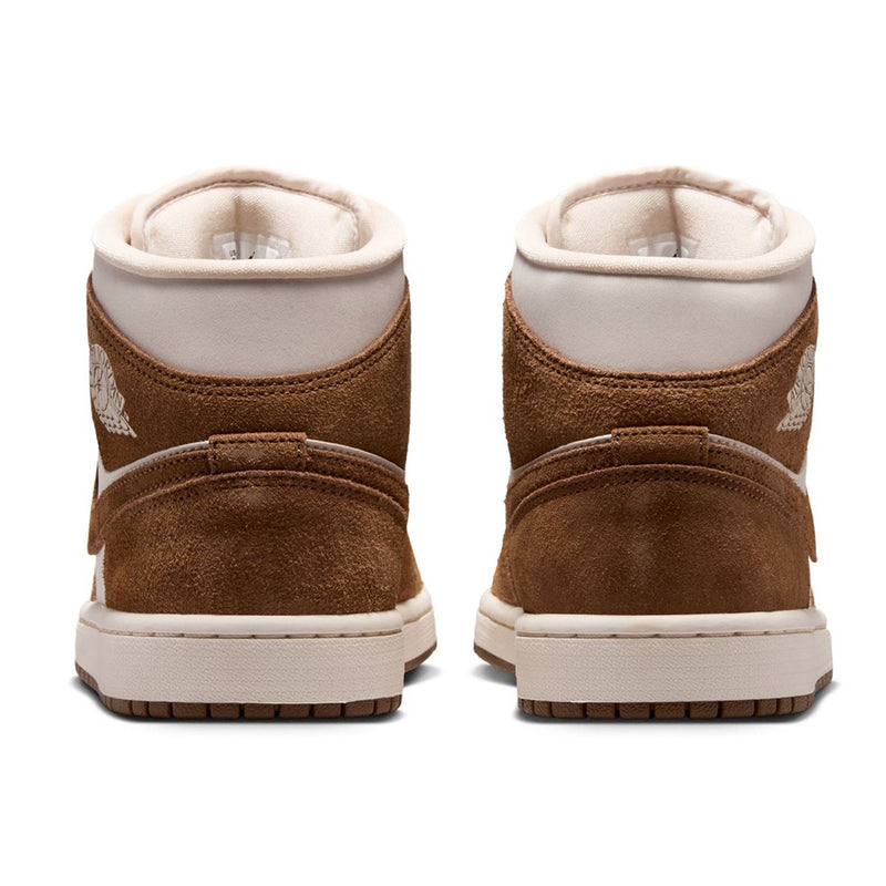 Women's Jordan 1 Mid LT British Tan/Chalk (BQ6472 203)