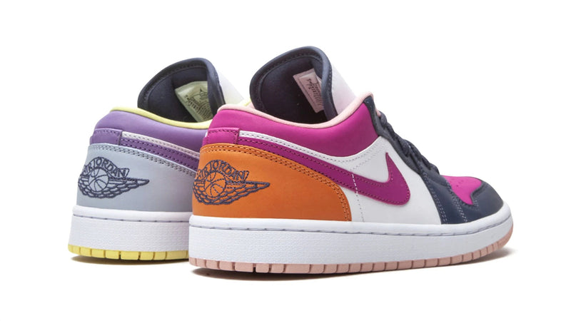 Air Jordan 1 Low SE WMNS 'Mismatched — Purple/Magenta'